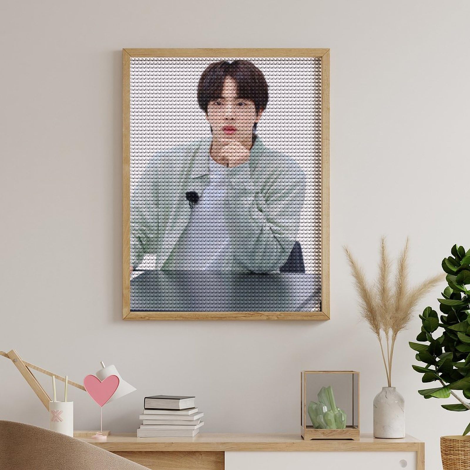 Amazon.co.jp: BTS Jin ダイヤモンドアート 丸いビーズ 操作簡単 応援